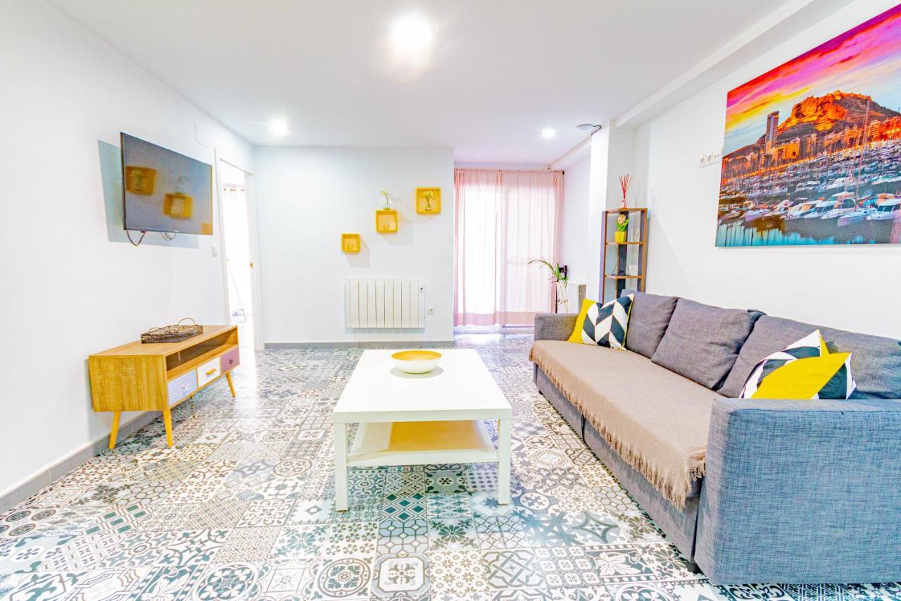 Suncastle Apartamentos Alicante -With Sunny Rooftop Terrace And Barbecue Eksteriør bilde